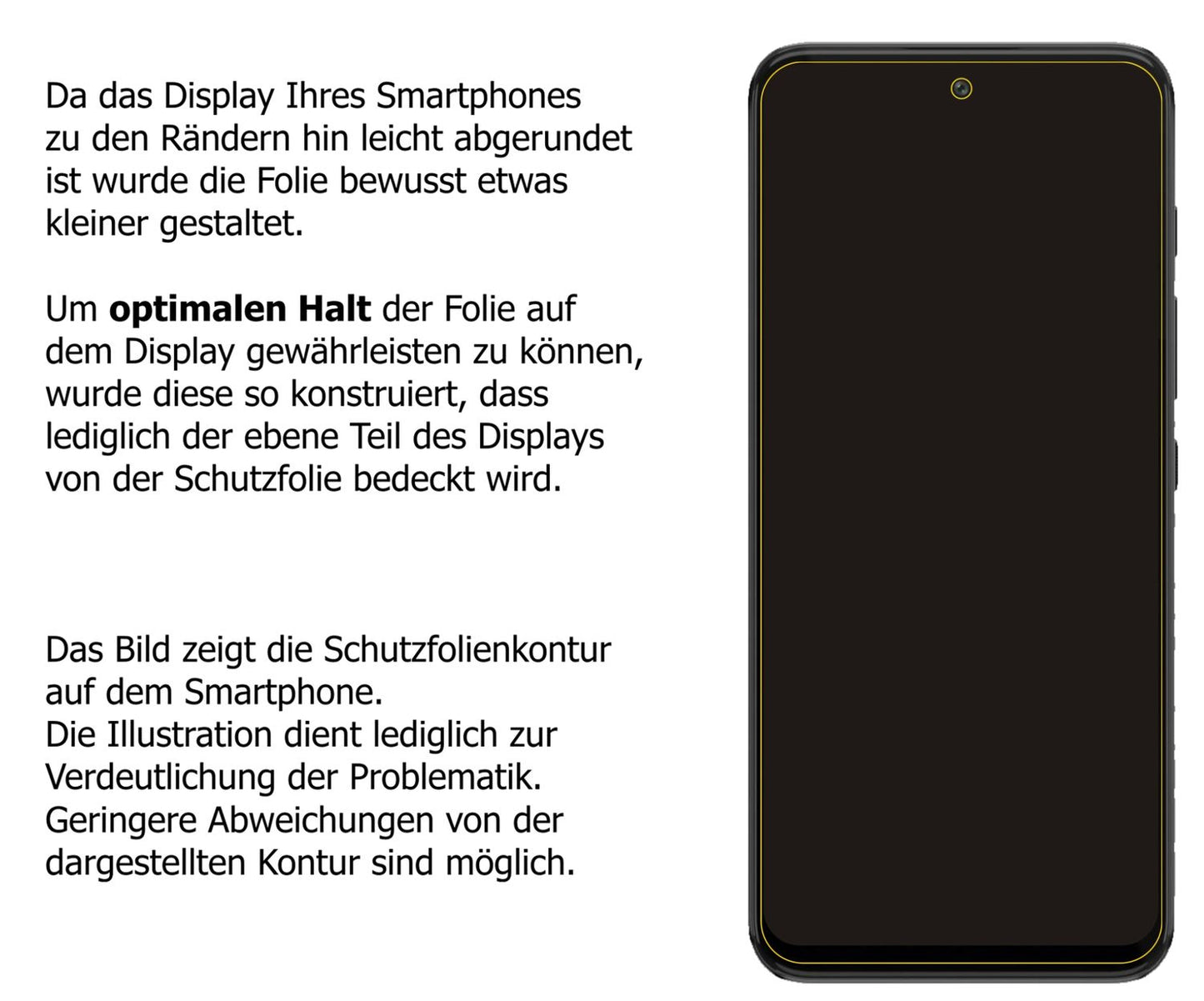dipos Displayschutz für Motorola Moto G71, mattierte Oberfläche, robuste Festigkeit und perfekte Passform