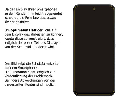 dipos Displayschutz für Motorola Moto G71, mattierte Oberfläche, robuste Festigkeit und perfekte Passform