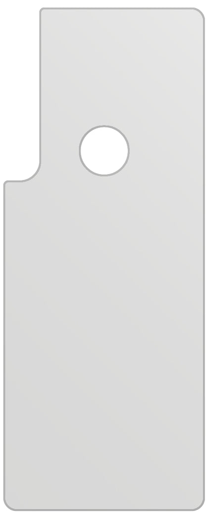 dipos Displayschutz für Motorola Moto G8 Plus Rückseite, mattierte Oberfläche, geringe Dicke und perfekte Passform