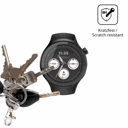 dipos Displayschutz für Motorola Moto Watch 2026 1.43 Zoll, mattierte Oberfläche, robuste Festigkeit und perfekte Passform