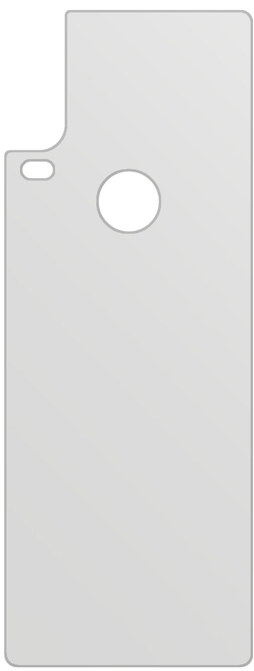dipos Displayschutz für Motorola One Action Rückseite, mattierte Oberfläche, geringe Dicke und perfekte Passform