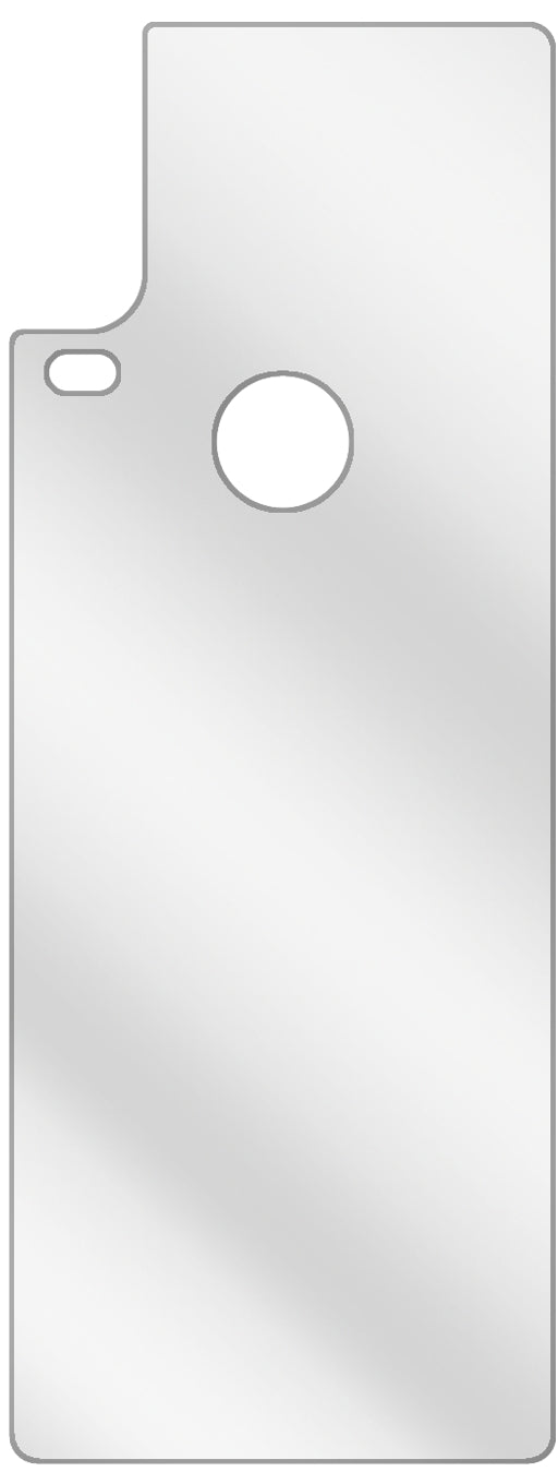 dipos Displayschutz für Motorola One Action Rückseite, transparente Oberfläche, geringe Dicke und perfekte Passform