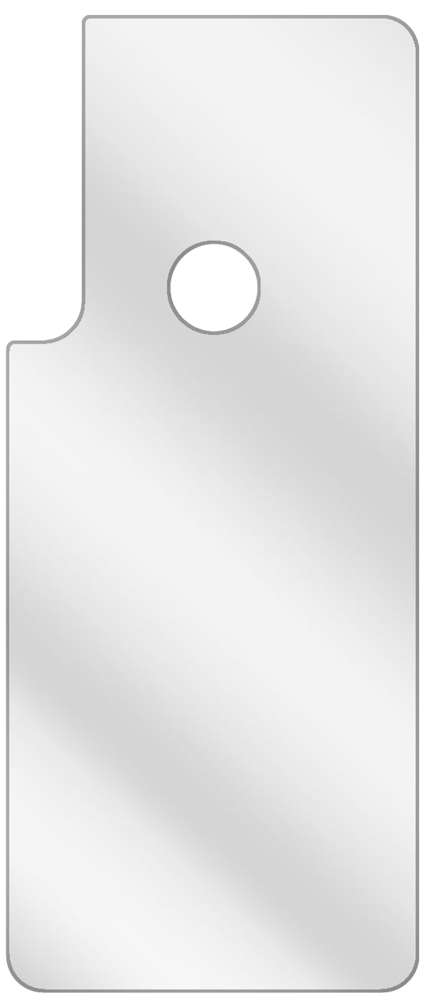 dipos Displayschutz für Motorola One Macro Rückseite, transparente Oberfläche, geringe Dicke und perfekte Passform