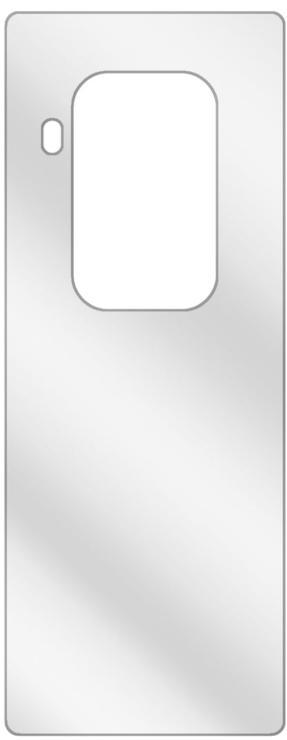 dipos Displayschutz für Motorola One Zoom Rückseite, transparente Oberfläche, geringe Dicke und perfekte Passform