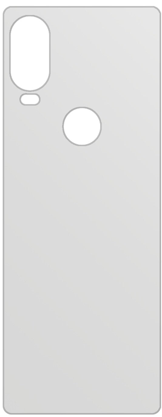 dipos Displayschutz für Motorola P50 Rückseite, mattierte Oberfläche, geringe Dicke und perfekte Passform