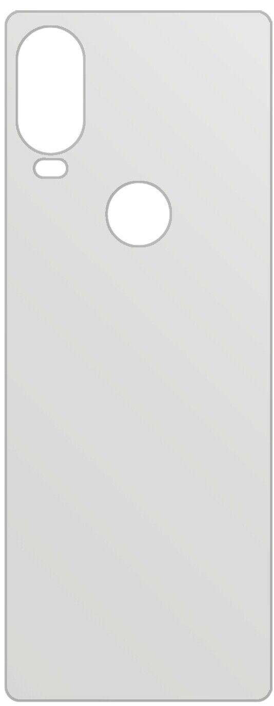 dipos Displayschutz für Motorola P50 Rückseite, mattierte Oberfläche, geringe Dicke und perfekte Passform