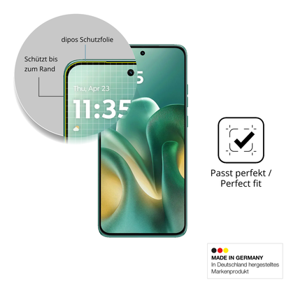 Schutzfolie mit optimaler Passform, zur Verwendung mit Hüllen geeignet