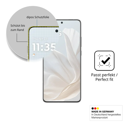 Besonders flexibler Displayschutz mit Anti-Shock-Schicht im Materialmix