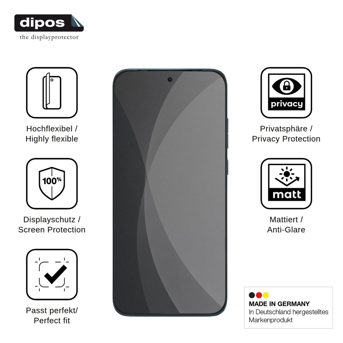Full Cover Privacy Film for Motorola Edge 70 Plus Screen Protector Anti-Shock