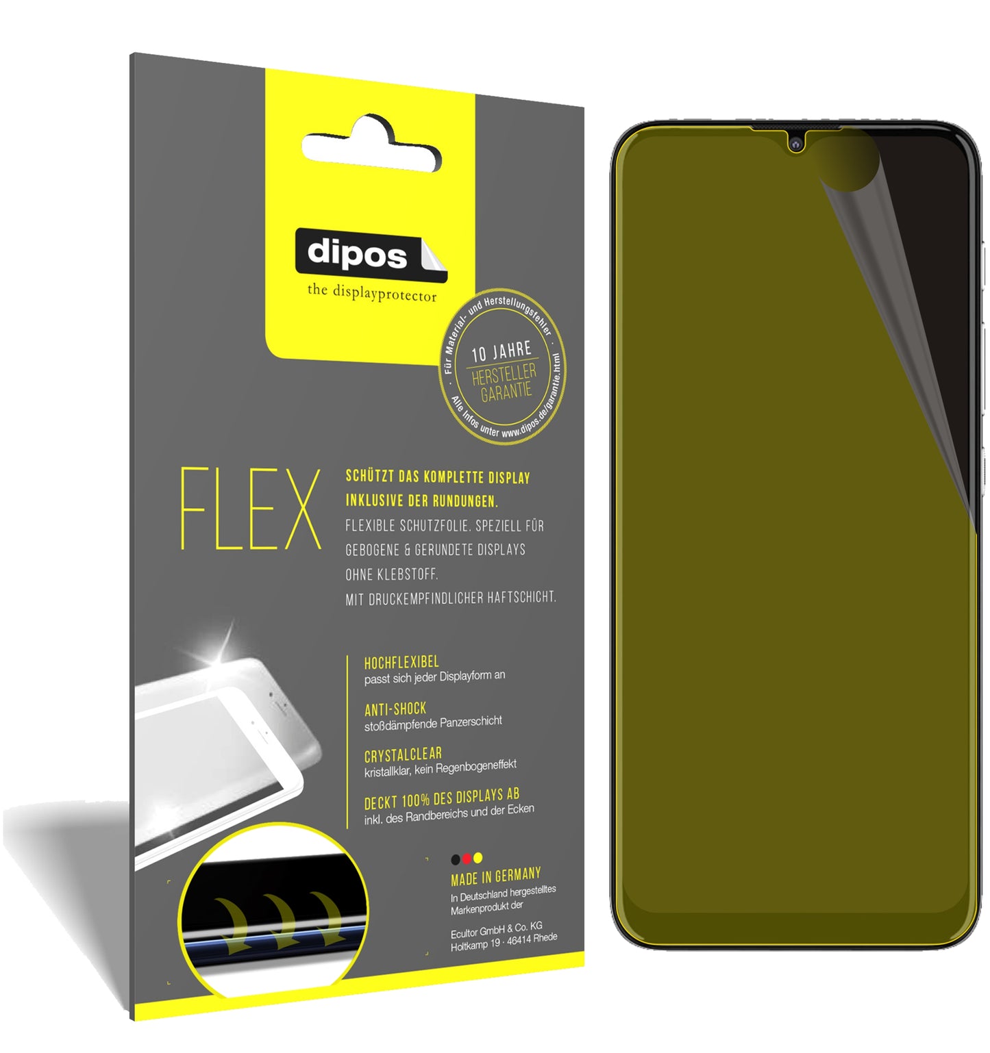 3D Full Cover Displayschutzfolie: Case-freundlicher Schutz mit perfekter Passform für dein Display. 