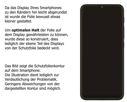 dipos Displayschutz für Motorola Moto E7 Plus, mattierte Oberfläche, robuste Festigkeit und perfekte Passform