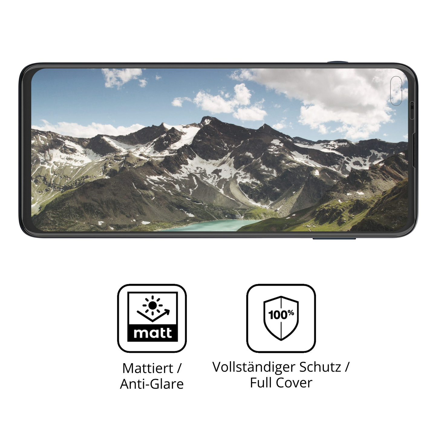 Flexible TPU-Folie passend zugeschnitten für motorolamoto g100s, vollständige Abdeckung