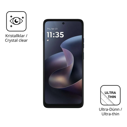 Dünne und klare Folie passend zugeschnitten für motorolamoto g 2026