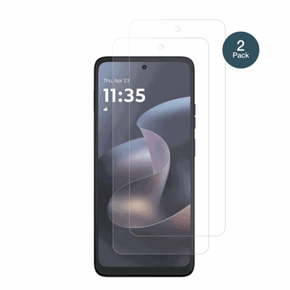 motorolamoto g play 2026 mit aufgebrachter dipos Panzerfolie, die lästige Fingerabdrücke minimiert