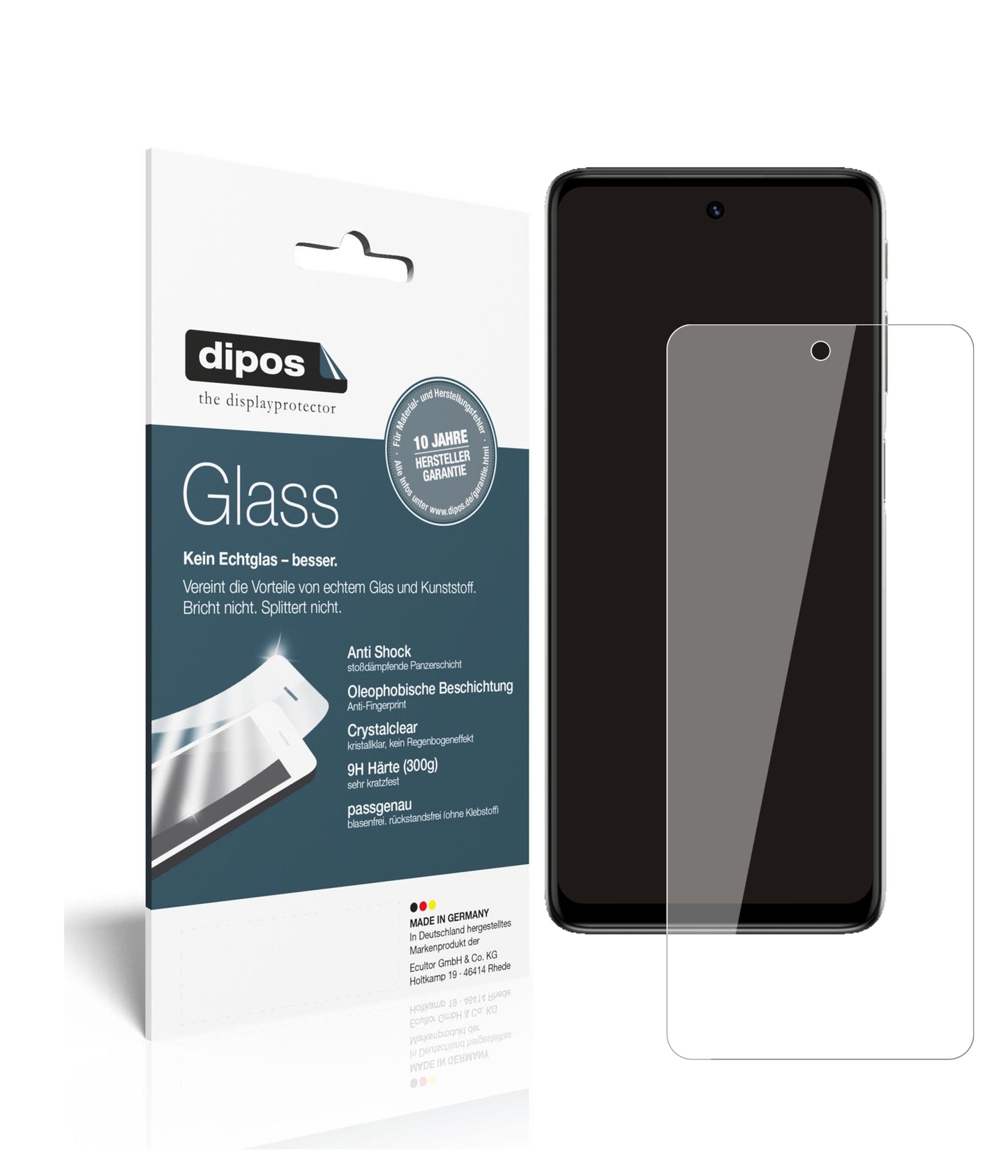 1x 9H Schutzfolie für Motorola Moto G51 Panzerfolie