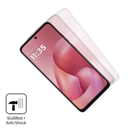 Schutz gegen Kratzer auf dem motorolamoto g57 Glas durch Schlüssel oder Ähnliches