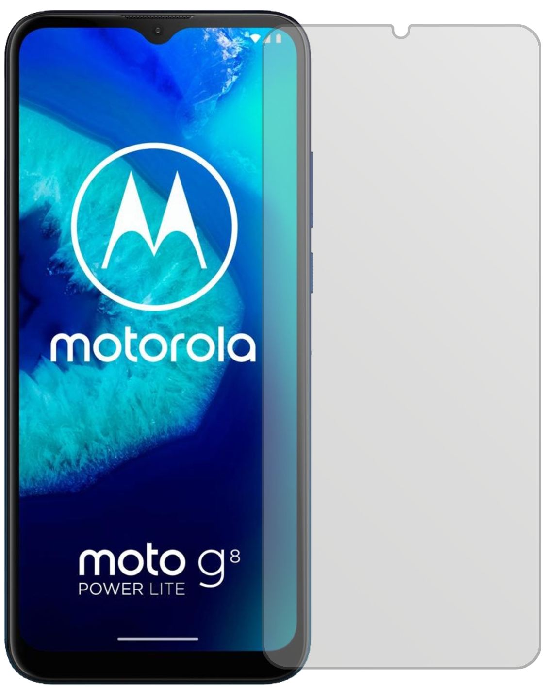 2x Screen Protector for Motorola Moto G8 Power Lite Protection Anti Glare dipos