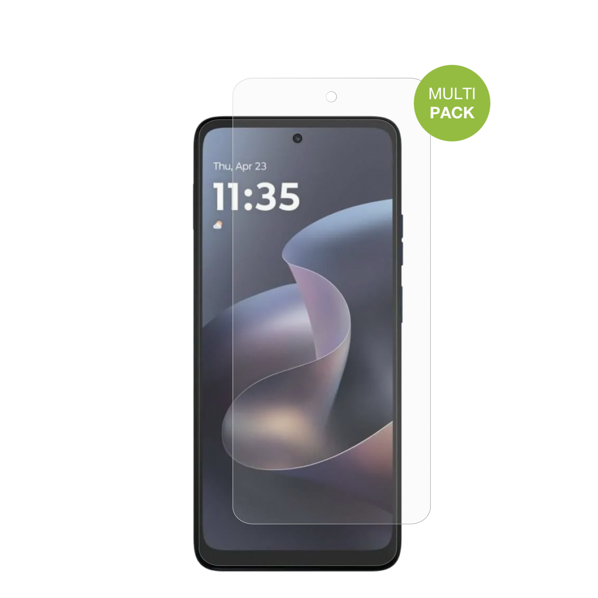 motorolamoto g play 2026 mit aufgebrachter dipos Displayschutzfolie, die lästige Fingerabdrücke minimiert