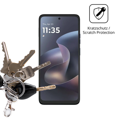 Schutz gegen Kratzer auf dem motorolamoto g play 2026 Glas durch Schlüssel oder Ähnliches