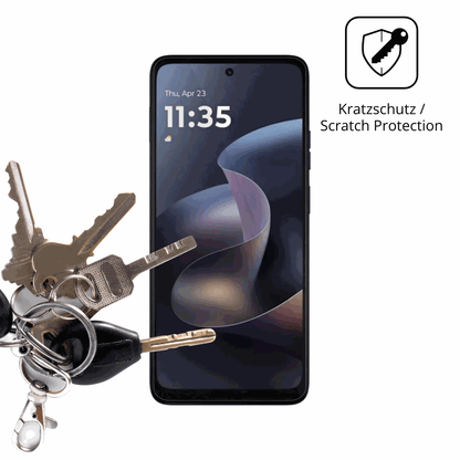 Schutz gegen Kratzer auf dem motorolamoto g play 2026 Glas durch Schlüssel oder Ähnliches