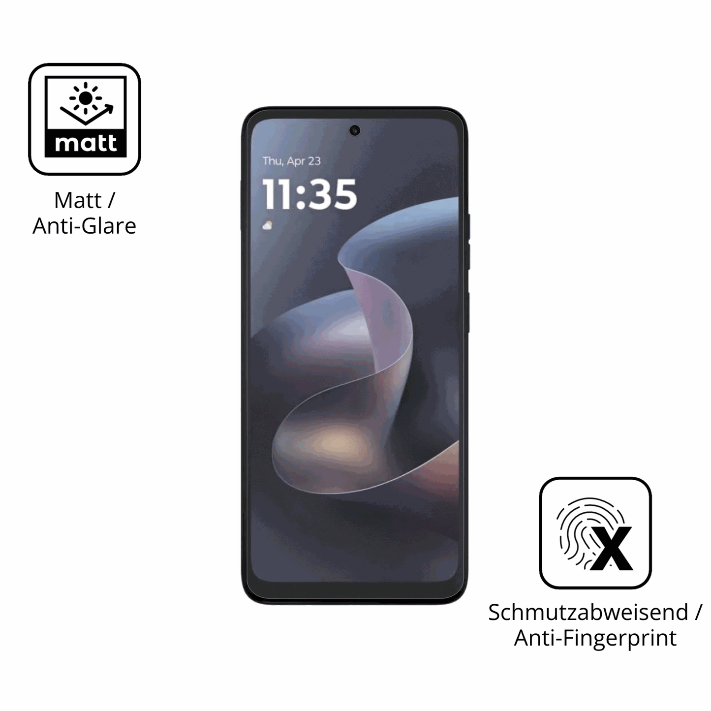 9H Hartbeschichtete, flexible Folie passend zugeschnitten für motorolamoto g play 2026