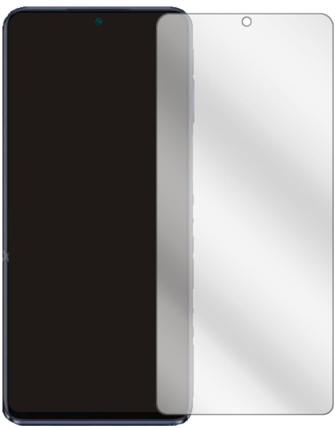 MotorolaMoto G Stylus (2022) mit aufgebrachter dipos Displayschutzfolie, glasklare Darstellung ohne Einschränkungen