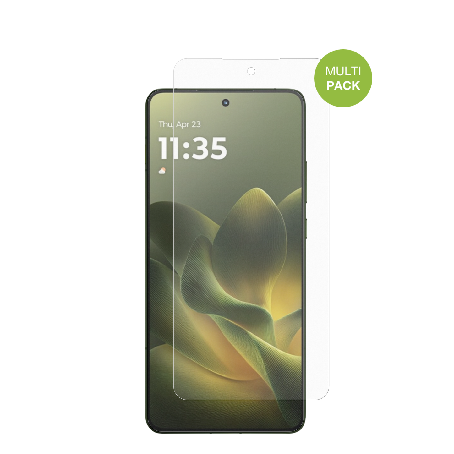 motorolamoto x70 air mit aufgebrachter dipos Displayschutzfolie, die lästige Fingerabdrücke minimiert