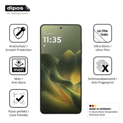 Displayschutz hergestellt in Deutschland, höchste Qualität made in Germany