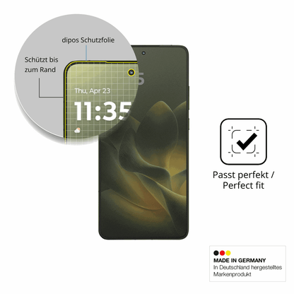 Schutz gegen Kratzer auf dem motorolamoto x70 air Glas durch Schlüssel oder Ähnliches