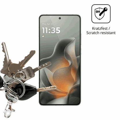 dipos Displayschutz für Motorola Moto X70 Air Pro, transparente Oberfläche, perfekte Passform auch für die Rundungen