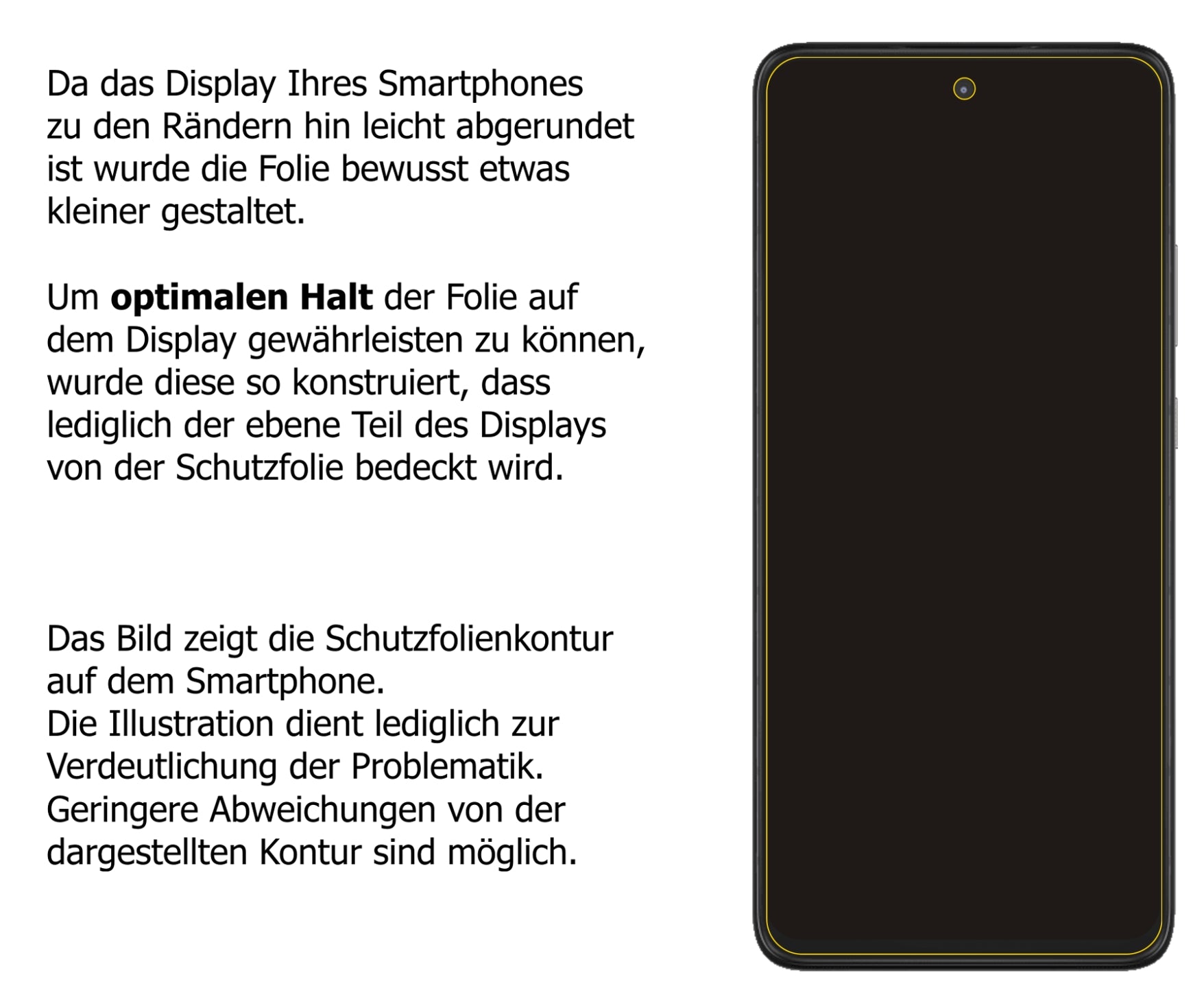 Dünne und klare Folie passend zugeschnitten für Motorola One 5G UW Ace