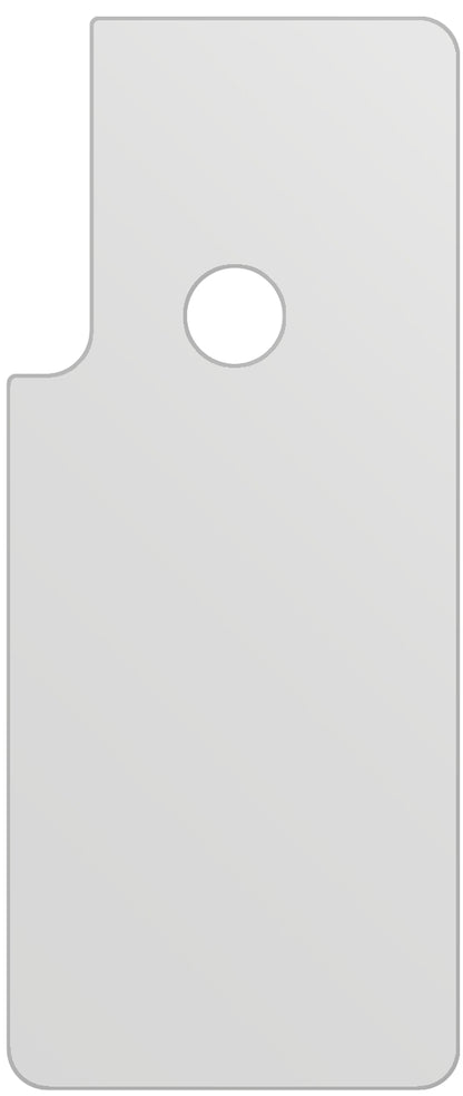 dipos Displayschutz für Motorola One Macro Rückseite, mattierte Oberfläche, geringe Dicke und perfekte Passform