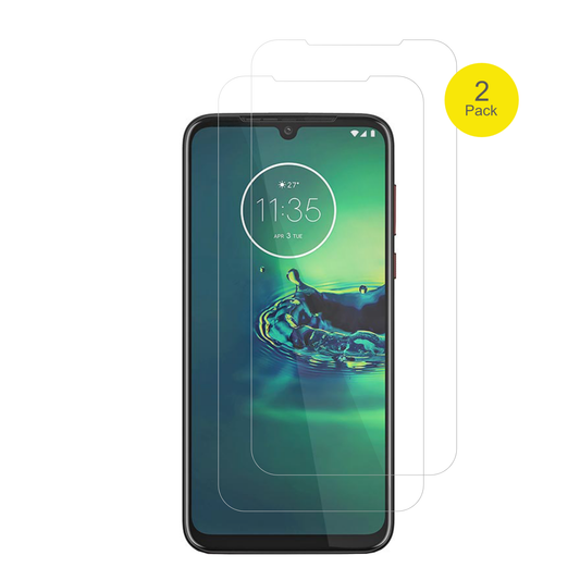 MotorolaOne Vision Plus mit aufgebrachter dipos Displayschutzfolie, glasklare Darstellung ohne Einschränkungen