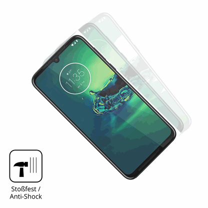 2x Screen Protector for Motorola One Vision Plus Protective Film covers 100% 