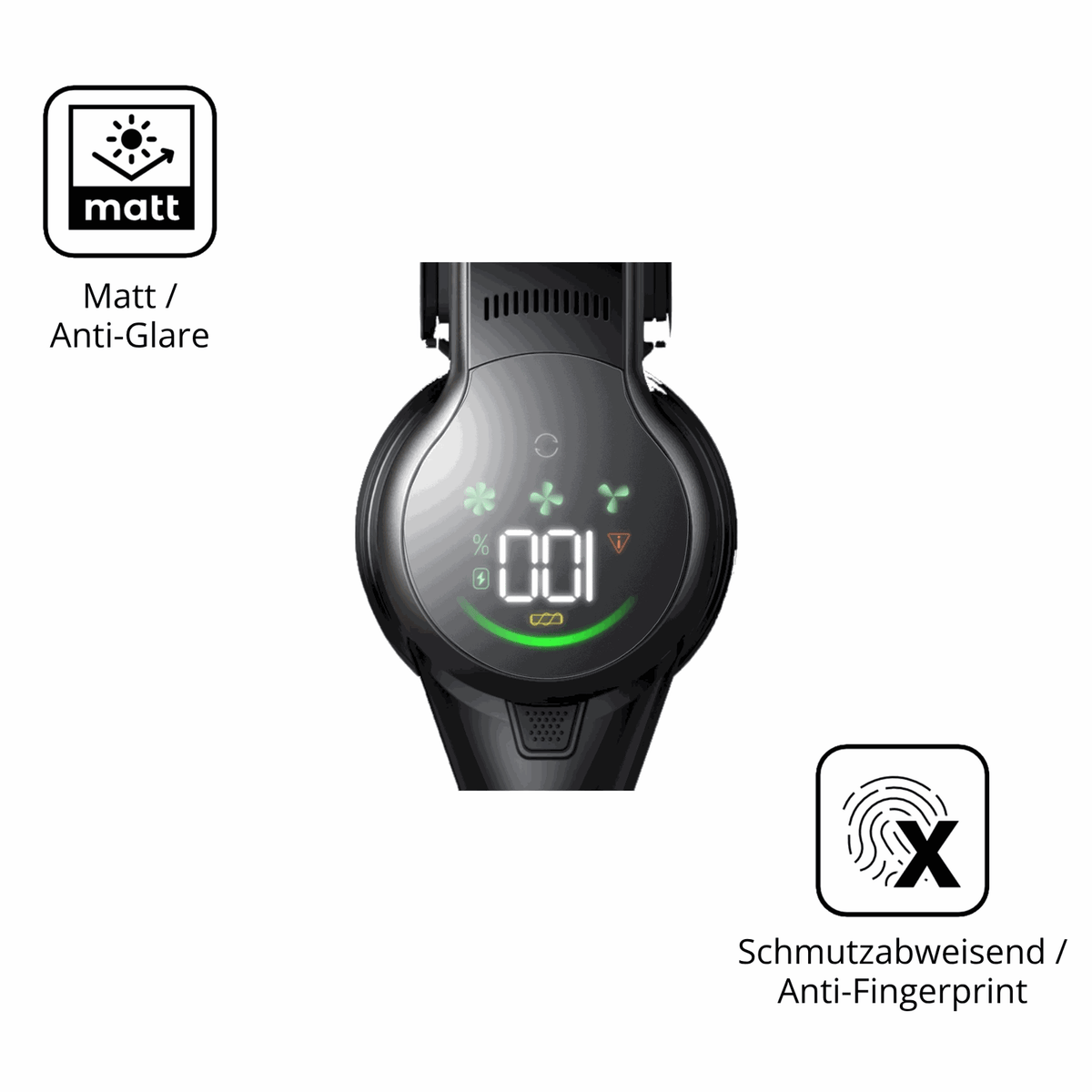 2x Screen Protector for MOVA S2 Protection Anti Glare dipos