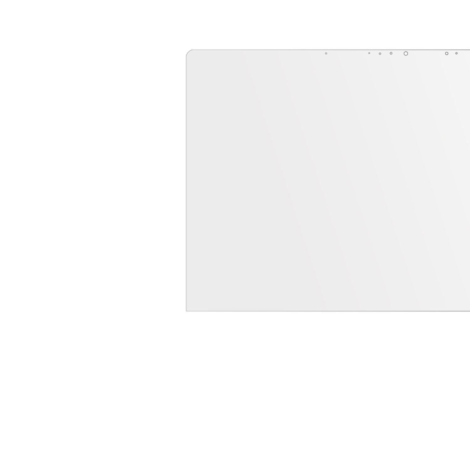 dipos Displayschutz für MSI Creator Z17 HX Studio, mattierte Oberfläche, geringe Dicke und perfekte Passform