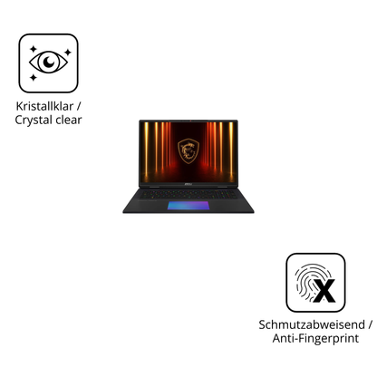 Flexible TPU-Folie passend zugeschnitten für MSI Titan 18HX AI 2025, vollständige Abdeckung