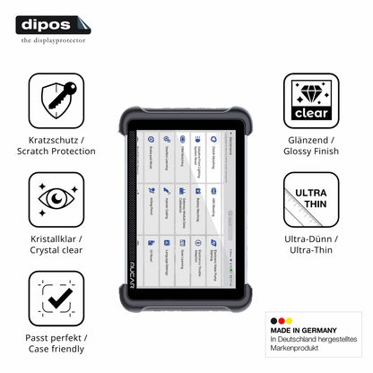 2x Screen Protector for MUCAR 892BT Protection Crystal Clear dipos
