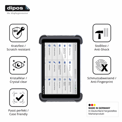 2x Screen Protector for MUCAR 892BT Flexible Glass 9H dipos
