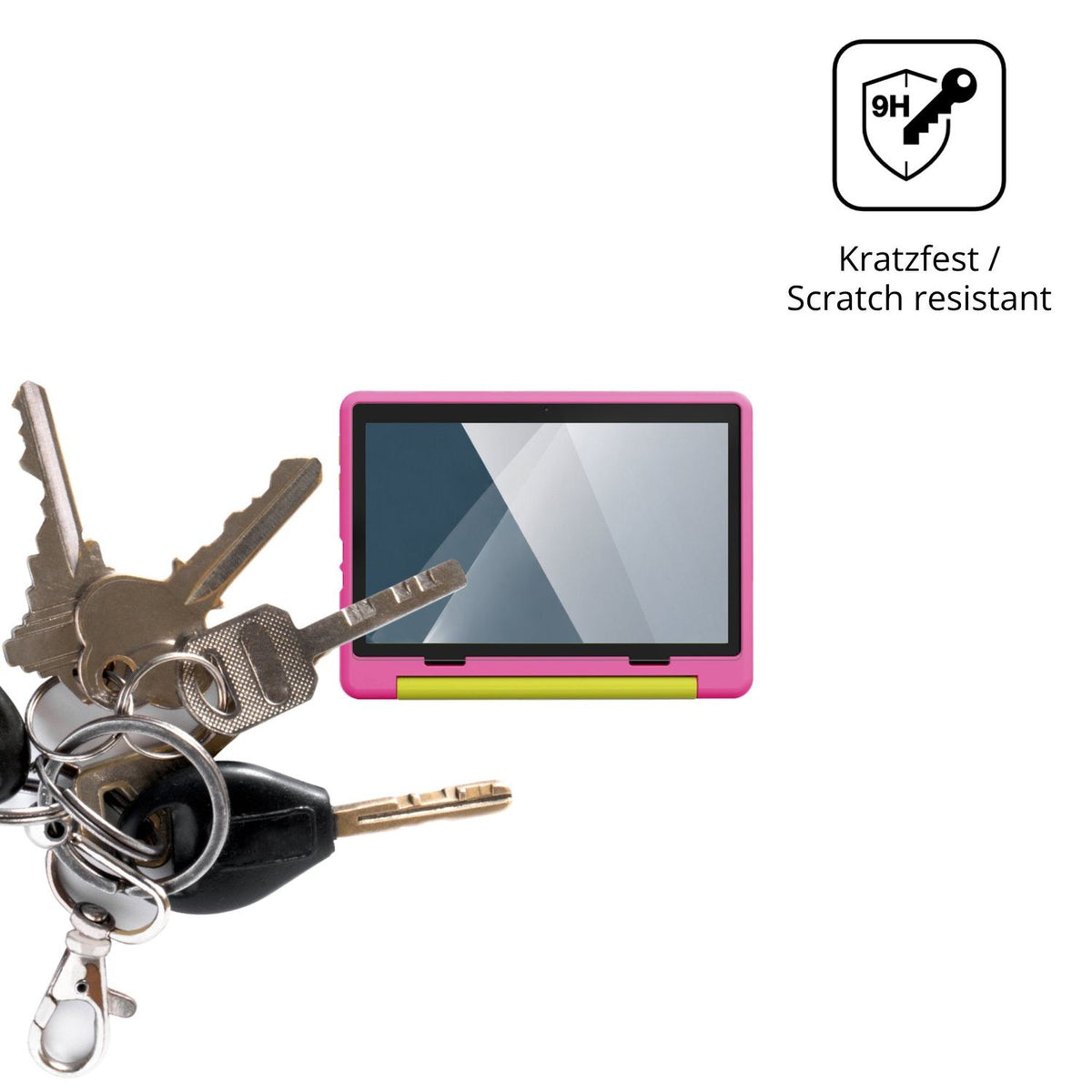 dipos Displayschutz für MUISOO KT1028, transparente Oberfläche, perfekte Passform auch für die Rundungen