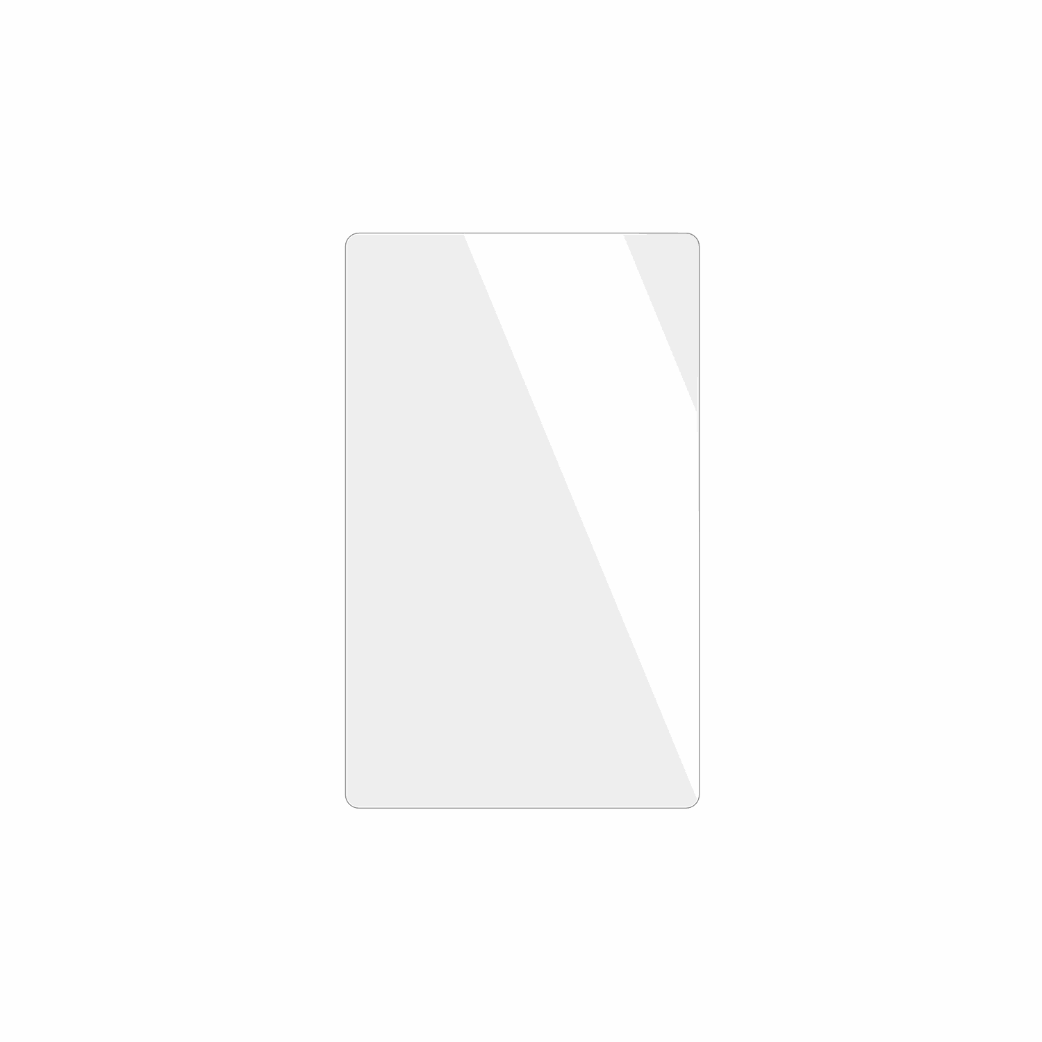 dipos Displayschutz für Muisoo MSOKB1001 10.1, transparente Oberfläche, geringe Dicke und perfekte Passform