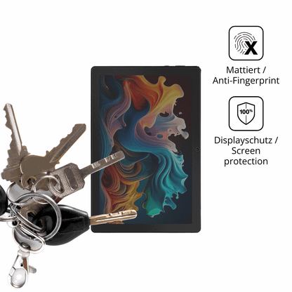 dipos Displayschutz für MUISOO A10 10 Zoll, mattierte Oberfläche, Blickschutzfilter und perfekter Passform