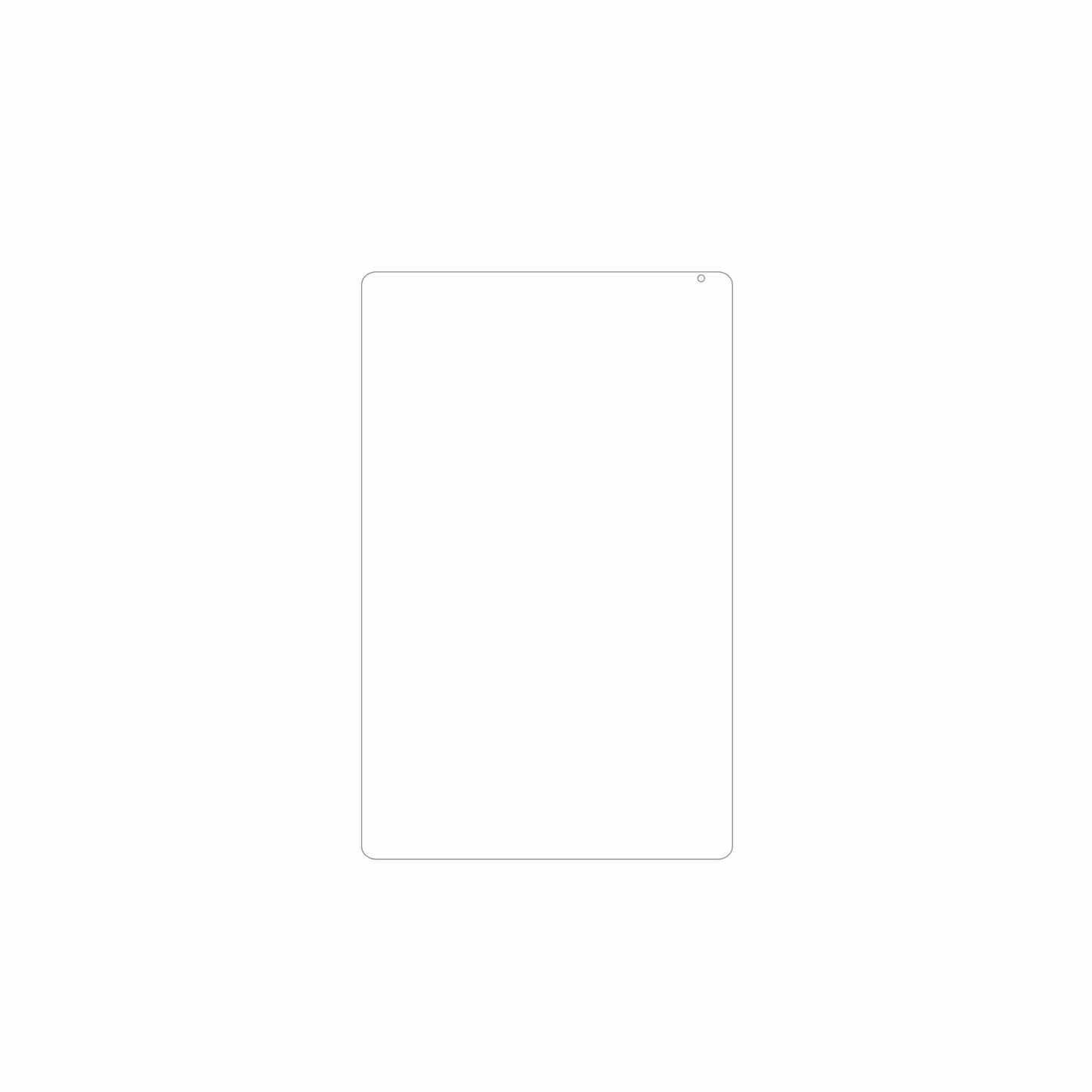 2x Screen Protector for MUISOO MUIC10702 10.1 Zoll Protection Anti Glare dipos