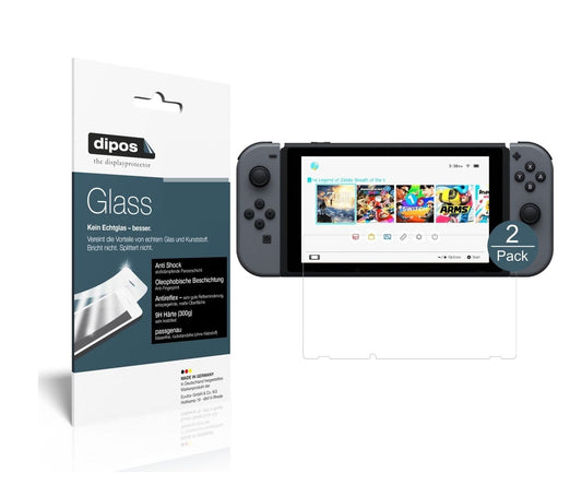 9H Matte Screen Protector for Nintendo Switch – Anti-Glare, Shatterproof | dipos