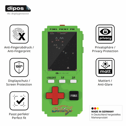 Screen Protector for MyArcade Pixel Pocket Pro Galaga Privacy Filter 4-Way 