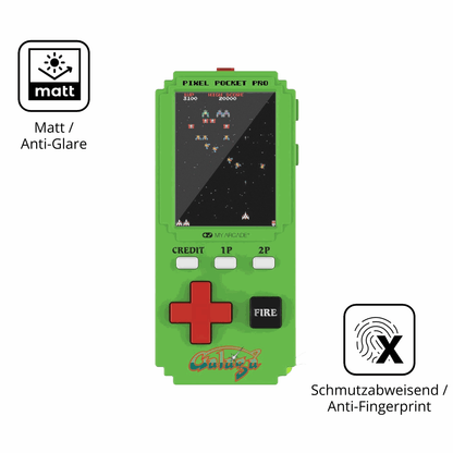 2x Screen Protector for MyArcade Pixel Pocket Pro Galaga matte Flexible Glass 