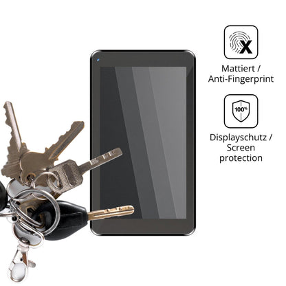 dipos Displayschutz für Myria Classic MY8301, mattierte Oberfläche, Blickschutzfilter und perfekter Passform