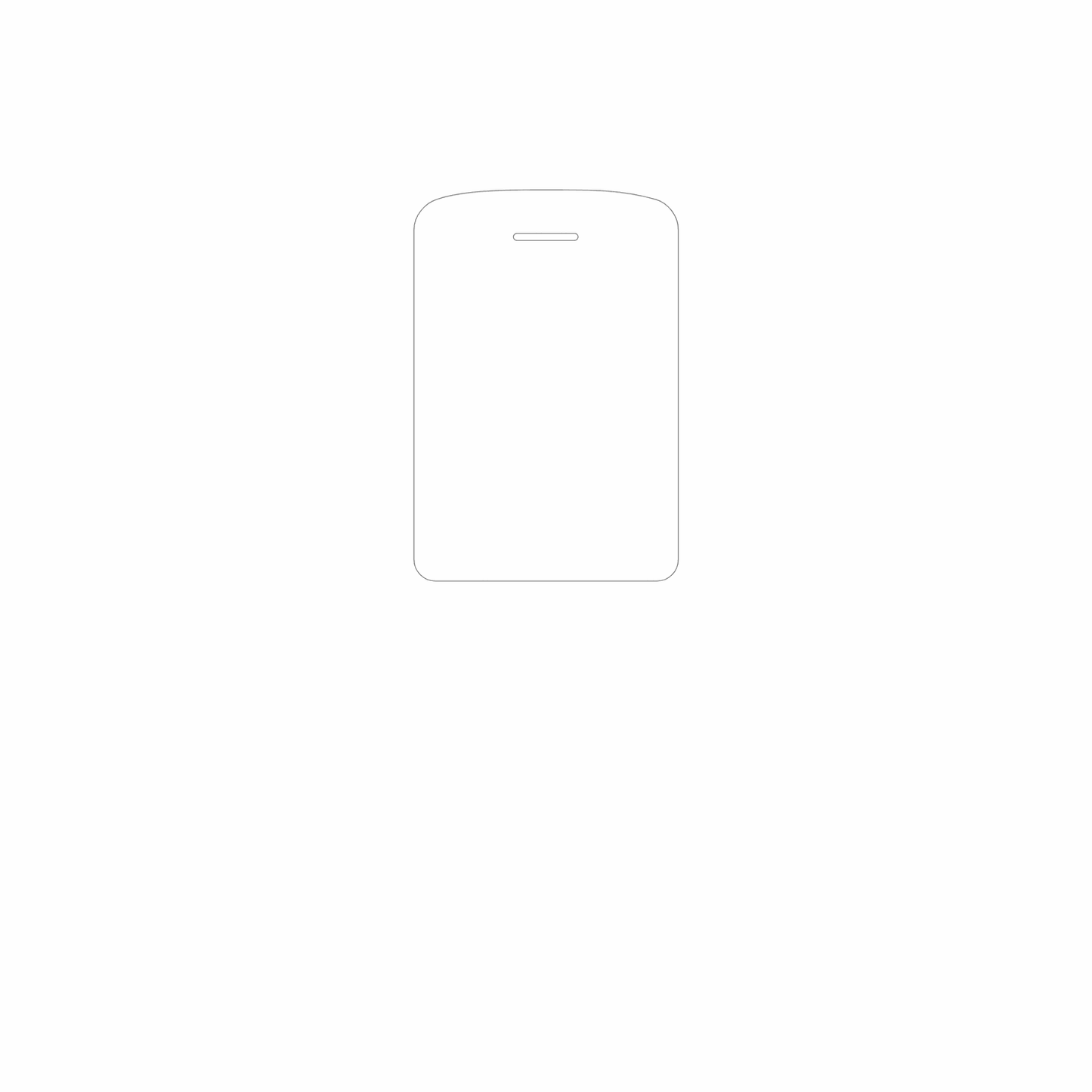 dipos Displayschutz für Myria Endless Power U1, mattierte Oberfläche, geringe Dicke und perfekte Passform