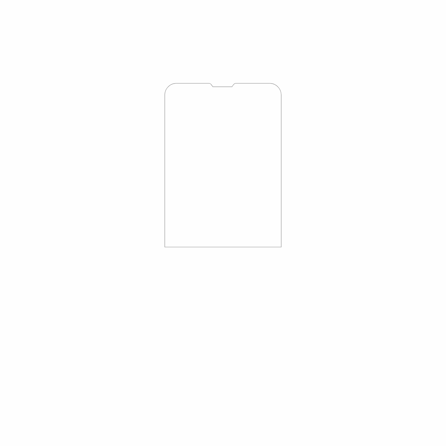 dipos Displayschutz für Myria Endless Z, mattierte Oberfläche, geringe Dicke und perfekte Passform