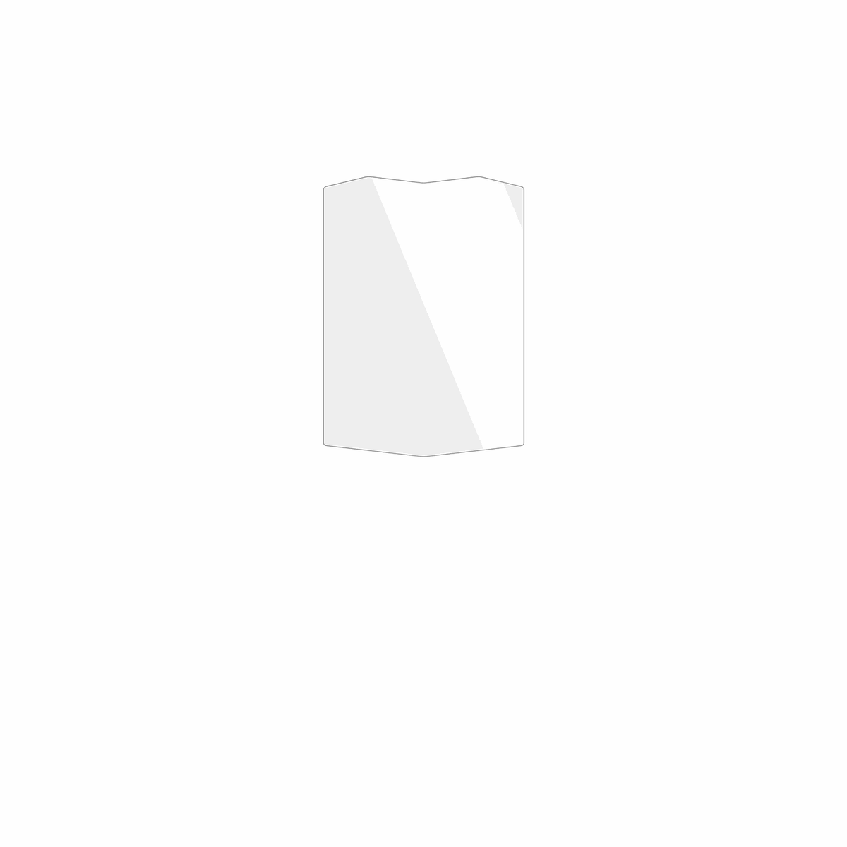 dipos Displayschutz für Myria Enduro 3G, transparente Oberfläche, geringe Dicke und perfekte Passform